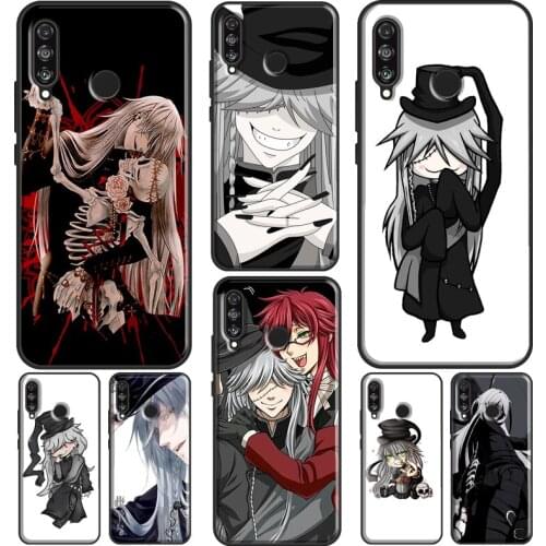 Undertaker Black Butler Kuroshitsuji Phone Case For Huawei P20 Lite P30 P40 Pro Mate 10 20 Lite P Smart 2019 2021 Back Cover