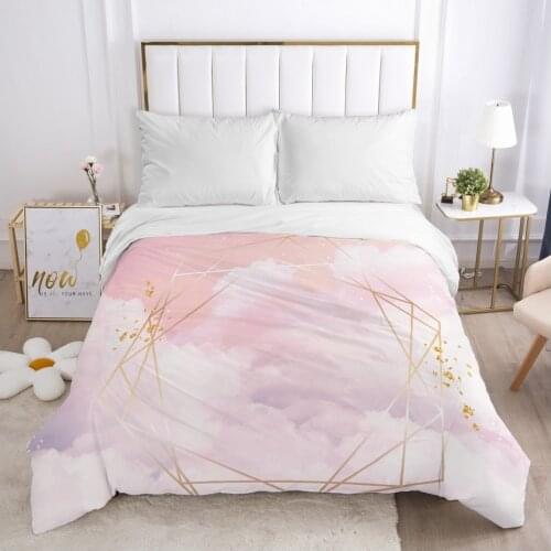Colorful Duvet cover Quilt/Blanket/Comfortable Case Double King Bedding 140x200 240x220 200x200 for Home sky