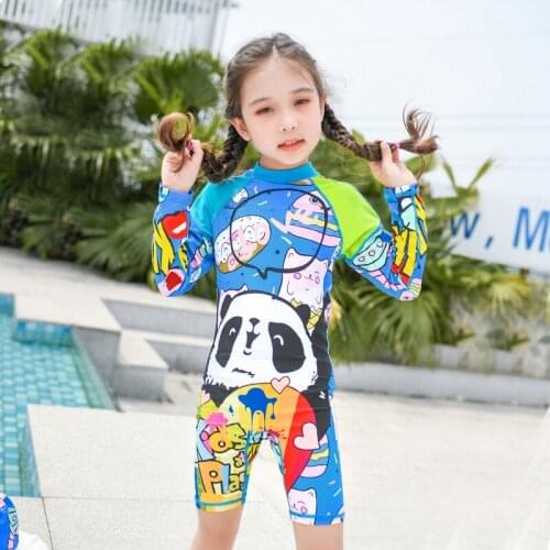 Childrens Clothes Swimsuit For Baby 2020 Kids Bathing Suits Girl Swimming Suit Outdoor Long Sleeve Drying Sun Proof Children