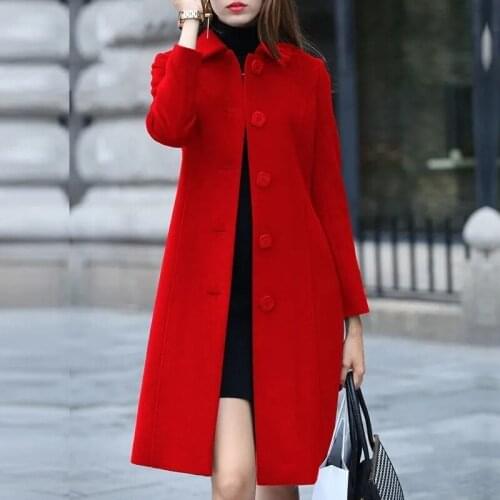 Huapang-Lsl Womens Long Coats