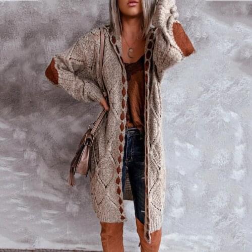 Oversized Cardigan For WomenS Spring Autumn O-Neck Loose Long Sweaters Streetwear Warm Outerwear 2021