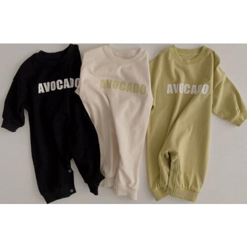 2021 new boys girls rompers cotton full sleeve autumn babys jumpsuit
