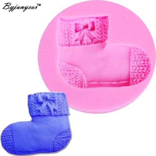 M196 Stockings Christmas Epoxy UV Resin Silicone Molds Decorating Tools Candy Resin Clay Chocolate Gumpaste Moulds