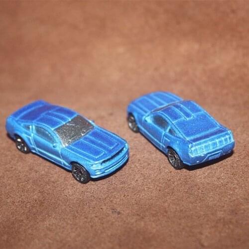 Simulation Of The New Special Price Die-cast PVC Blue Car Model Scene Furnishings Home Display Collection Toys For Children