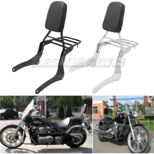 Motorcycle Detachable Passenger Backrest Sissy Bar Luggage Rack For Kawasaki Vulcan VN 900 VN900