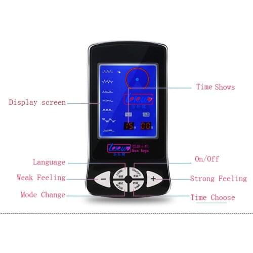 Newest Electric Shock Power Box Controller Electro Shock Machine Stimulation Massage Adult Medical Themed Sex Products Accessory