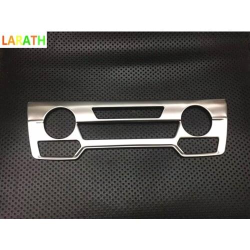 For Honda CRV CR-V 2017 2018 Lamp trim stainless steel front air conditioning switch parking panel frame volume sound
