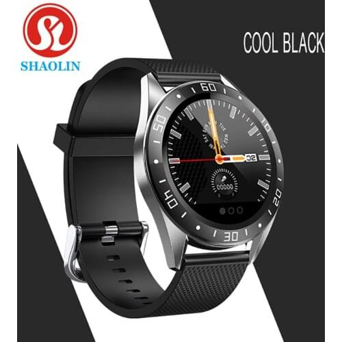 Fashion Smartwatch Case Alloy Smart mens Watch Men Women Heart Rate Fitness Bracelet measurement IP67 Waterproof Track