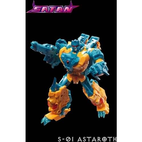 In Stock Transforms TFC Satan S-01 S01 Astaroth Action figure Satan Combiners New with Box