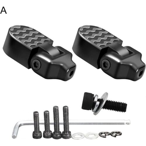 Cycling Bicycle Parts Electric Bicycle Pedal Electric Mountain Bike Pedal Aluminum Alloy Folding Rear Footrest Carrier Board