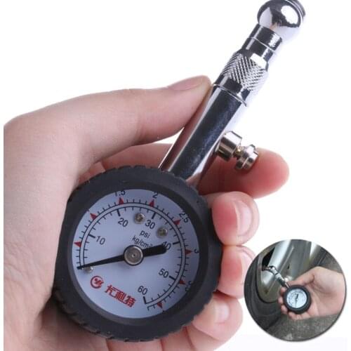 High Quality Portable UNIT YD-6025 Accurate Automobile Car Tire Air Pressure Gauge Tester 0-60PSI Dial Meter for Vehicle