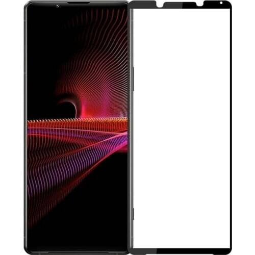 For Sony Xperia 1 III 3 Mark III MK III XQ-BC52 XQ-BC62 XQ-BC72 Full Glue Cover Case Tempered Glass Screen Protector Film