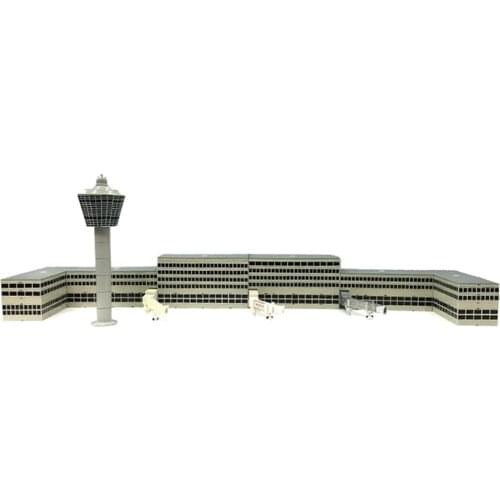 1:400 Scale Plastic Simulation Airport Scene Model DIY Set Accessories