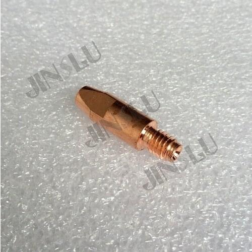 10 PCS nozzle + 20PCS M6*28 1.0mm E-Cu welding tips suitable for BINZEL style 25AK MIG torch