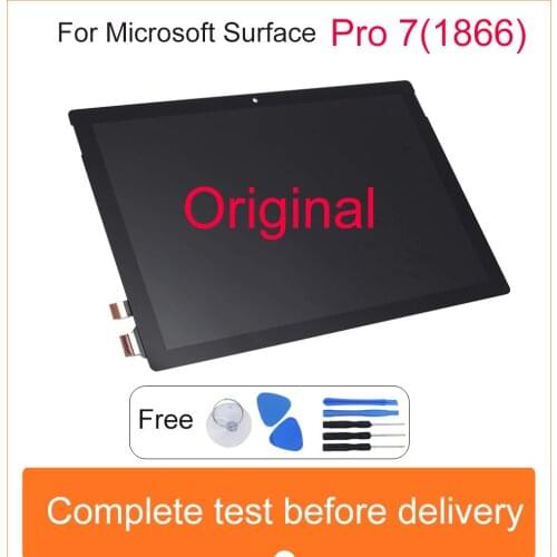 100% Test Original Lcd For Microsoft Surface Pro 7 1866 LCD Display Touch Screen Digitizer Glass Assembly