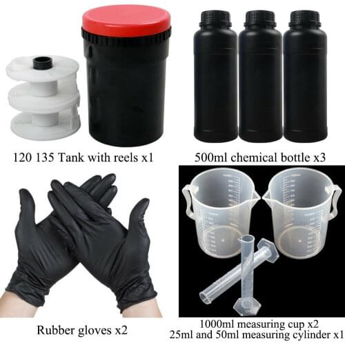 120 135 Film Developing Tank Equipment Kit B&W Color Negative Process Darkroom