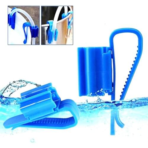 2PCS Home Brew Bucket Clip Pipe Syphon Tube Flow Control Wine Beer Clamp Fish Aquarium Filtration Water Pipe Filter Hose Holder