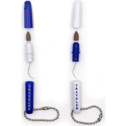 2pcs Portable Tick Hook Tooth Metal Toothpick Tick Artifact Polished Calculus Remover Tooth Stains Tartar Tool Teeth whitening