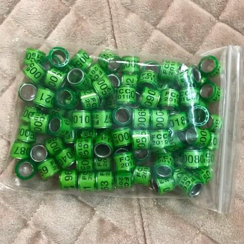2019 pigeon rings birds ring 000001-005000 FCC colorful 5000pcs/Lot