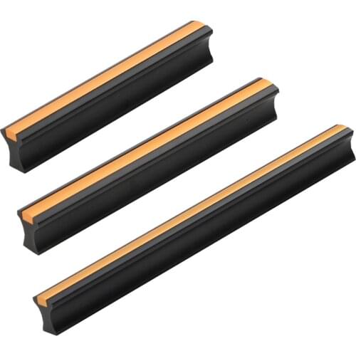 6 pcs Wardrobe Door Handles Kitchen Bar Cabinet Handle Pull Cupboard Drawer Pulls, Solid Kitchen Door Handle Drawer Knobs/ Pull