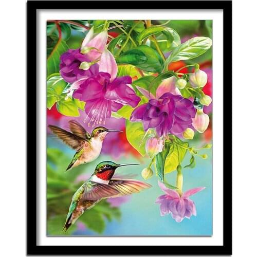 Diamant painting 5d diy diamond painting square Diamond embroidery animals bird diamond round diamant painting 519DD full