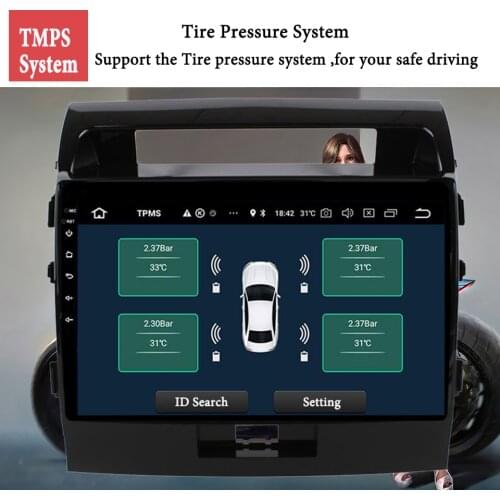 Android 10.0 For Toyota Land Cruiser 11 200 2007-2015 LC200 Car Radio Multimedia Video Player 2 din no DVD GPS Navigation WiFi