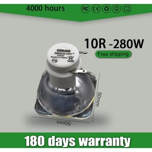 Free shipping Replacement for OSRAM SIRIUS HRI 280W RO Moving head beam light and MSD Platinum 10R P-VIP 280W Osram lamp
