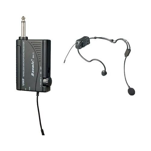 Baomic bm-11 hd-1 uhf wireless lavalier headset wireless microphone for gym gymnasium Church Motion