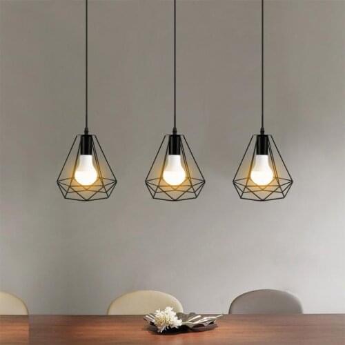 Retro Industrial Style Colorful Restaurant Kitchen Home Lamp Pendant Light Vintage Hanging Light Lampshade Decorative Lamps HWC