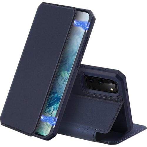 For Samsung Galaxy S20 Ultra Case SKIN-X Magnetic Flip Leather+ TPU All-inclusive for S20 Plus Case with Cards Slots DUX DUCIS