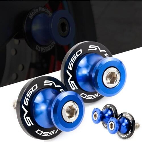For Suzuki SV650 / S SV650S 1999-2003 2004 2005 2006 2007 2008 2009 SV 650 2011-2021 Stands Screw sliders Swingarm Spools Slider