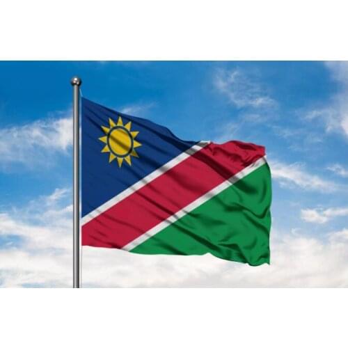 Namibia Flag 90*150cm with white sleeve any hobby history USA FLAG BANNER