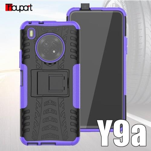 Thouport Hybrid Case For Huawei Y9A Cases Enjoy 20 Plus ShockProof Silicone + Hard PC Armor Cover For Huawei FRL-L22 Case Y9 A