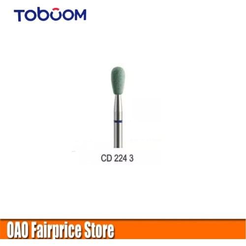 Dental zirconia grinding tools,Ceramic diamond Grinders,Not require water for cooling,zirconia grinding tips,Good quality,CD2243