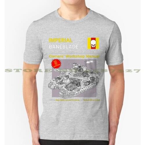 Imperial Baneblade Manual Cool Design Trendy T-Shirt Tee Imperial Manual Haynes Haynes Manual Astra Militarium Imperial Guard