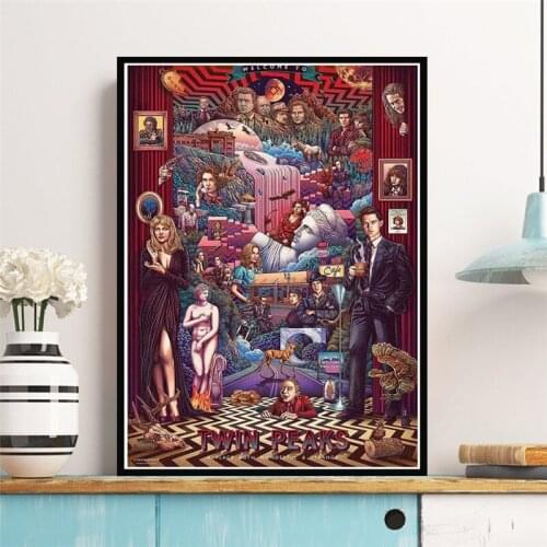 Poster Prints Hot Twin Peaks TV Series Show Classic Movie Gift Canvas Oil Painting Art Wall Pictures Home Decor quadro cuadros