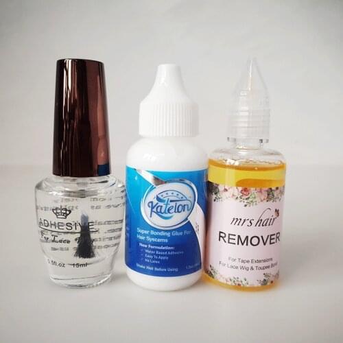 Lace wig glue transparent liquid wig bonding Glue For Lace Wig bonding glue hair Glue for hair extension and human hair wig glue