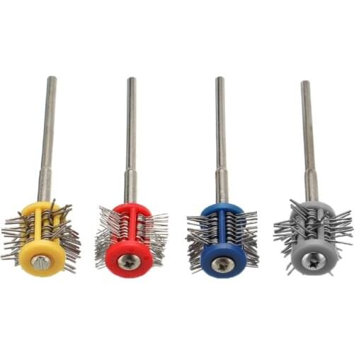 Pro Texturning Brushes Professional Polishing Grit Mounted Matt Wire Brush Jewelry Brush With Handle DIY Jewelry Making Tools