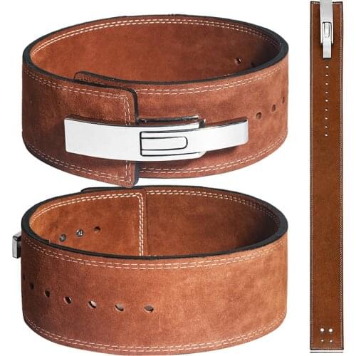 Universal Powerlifting Fitness Belt Squat Deadlift Weightlifting Sport Waist Training Strength Protective Gear Lever Buckle Belt