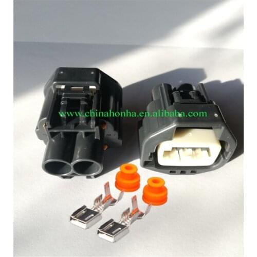 2 Pin female Waterproof Automotive Electrical Connector 7283-5596-10 DJ70258-6.3-21