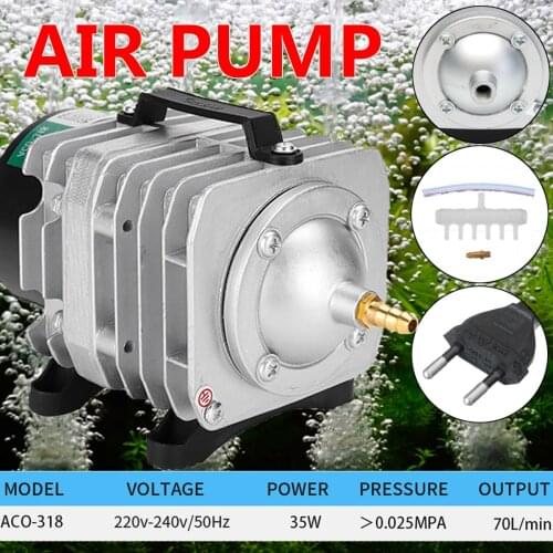 35W 220V External High Power AC Electromagnetic Air Pump Fish Pond Oxygen Pump Compressor for pond Air Aerator Pump AOC 318/308