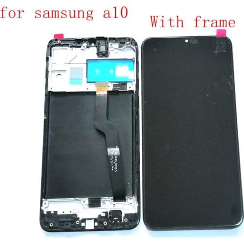 6.2'' 2019 For Samsung Galaxy A10 A105 LCD Display Touch Screen Digitizer With frame Full SM-A105FN/DS SM-A105Y/DS SM-A105F/DS