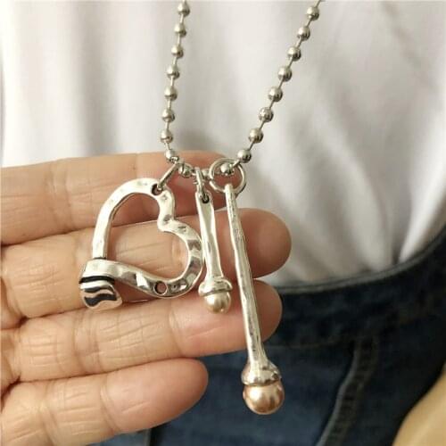 Anslow Fashion Jewelry New Items 90cm Length Bead Chain Wholesale Imitational Pearls Heart Dress Shirt Long Necklace LOW0106AN