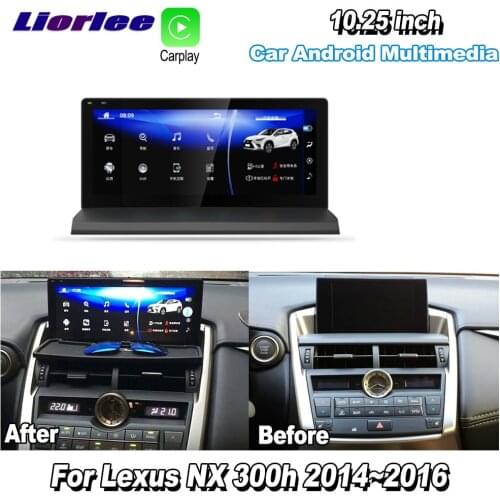 Car Android Multimedia Player For Lexus NX 300h 2014 2015 2016 GPS Navigation System Radio Stereo HD Screen Display TV