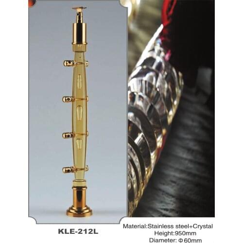 Freeshipping AMS-212LYellow Acrylic PMMA Royal Indoor Decorative Modern Luxury Column Pole Pillar Baluster Post for Tube Stair