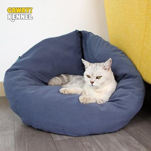 CAWAYI KENNEL Soft Pet House Cats Bed for Dogs Cats Small Animals Products Cama Perro Hondenmand Panier Chien Legowisko Dla Psa