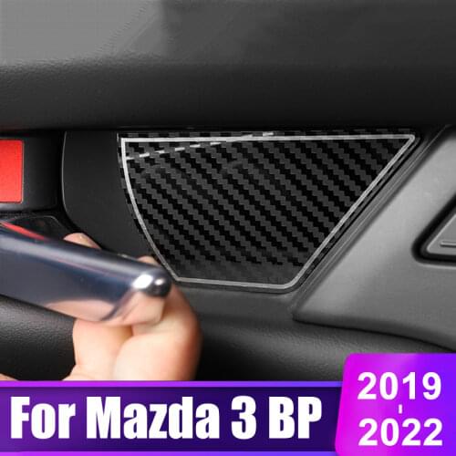 For Mazda 3 Alexa 2019 2020 Stainless Steel Car Door Bowl Trim Sticker Pads Cover interior moulding Auto Accessories