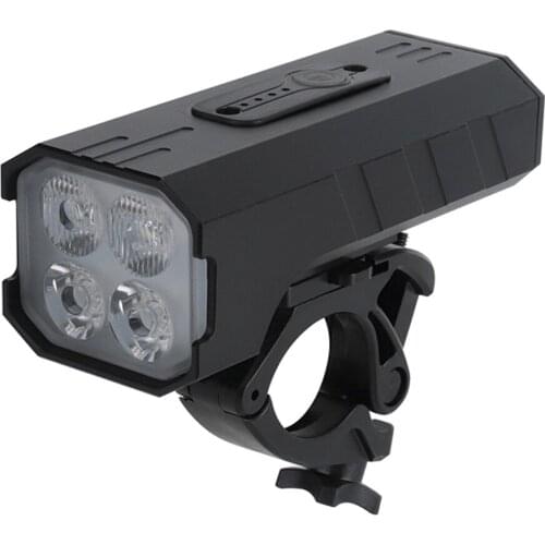 MTB Bike Headlight USB 5000mAh Power Bank Function Bicycle Lamp Rechargeable Bike IPX5 Waterproof LED Headlight