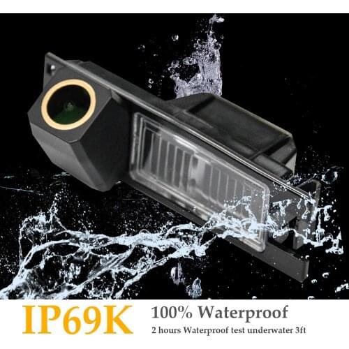 HD Golden Reverse Rear View Backup Camera for Alfa Romeo Stelvio MiTo AR 156 Benzina 159 147 GT Brera Coup 916 939e 940 Nuovo