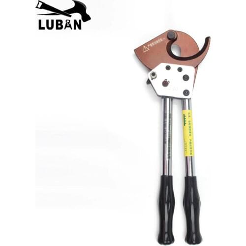 Manaul Cable Cutting Tool Ratcheting ratchet cable cutter J40 30mm2 Max Wire Cutter Plier, Hand Tool, not cutting steel wire